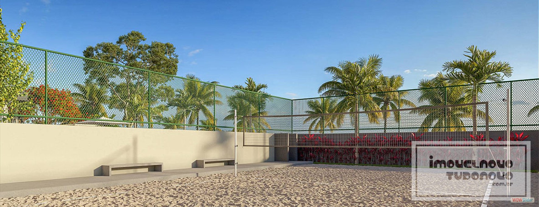 Quadra de beach tennis