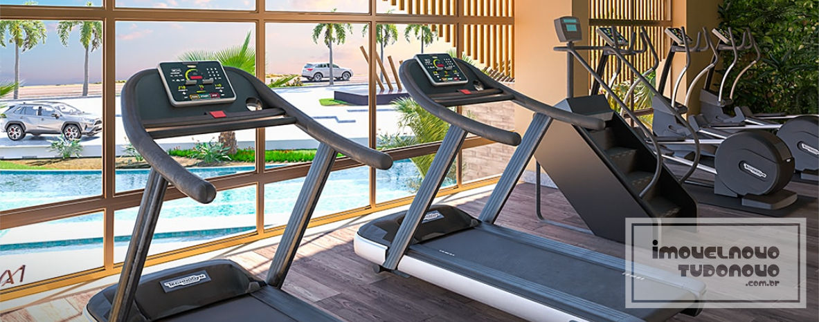 Fitness center - Vista mar
