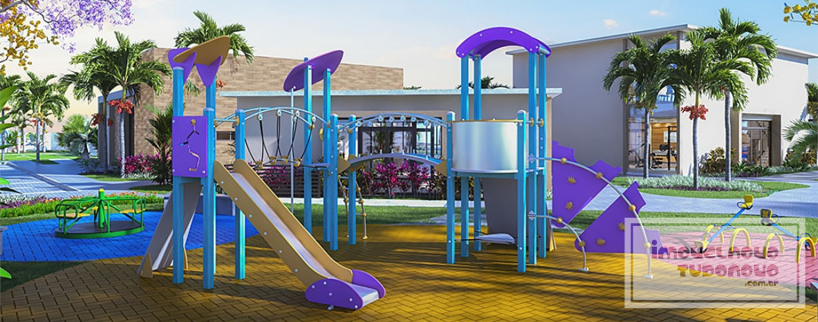 Praça infantil - mobiliado
