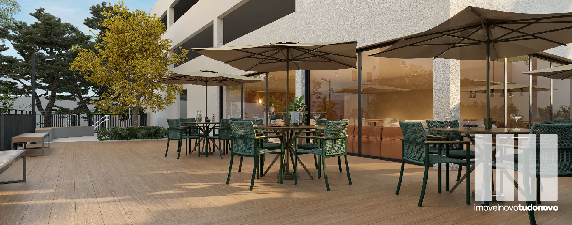 Terraço do salão de festas