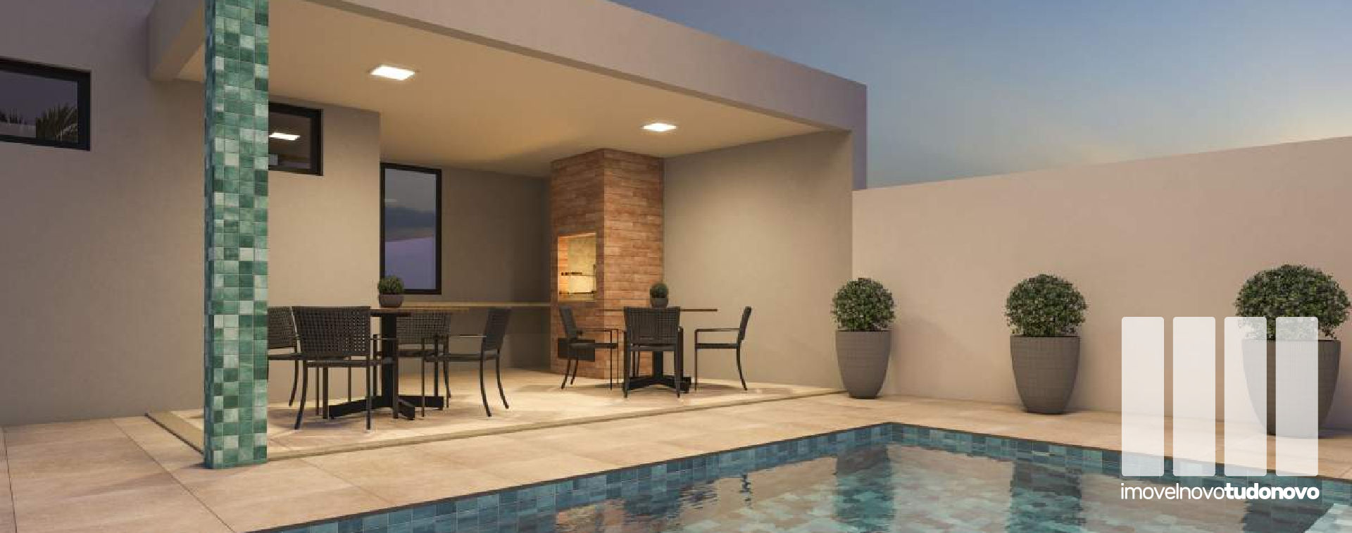 Área gourmet 2 com piscina privativa