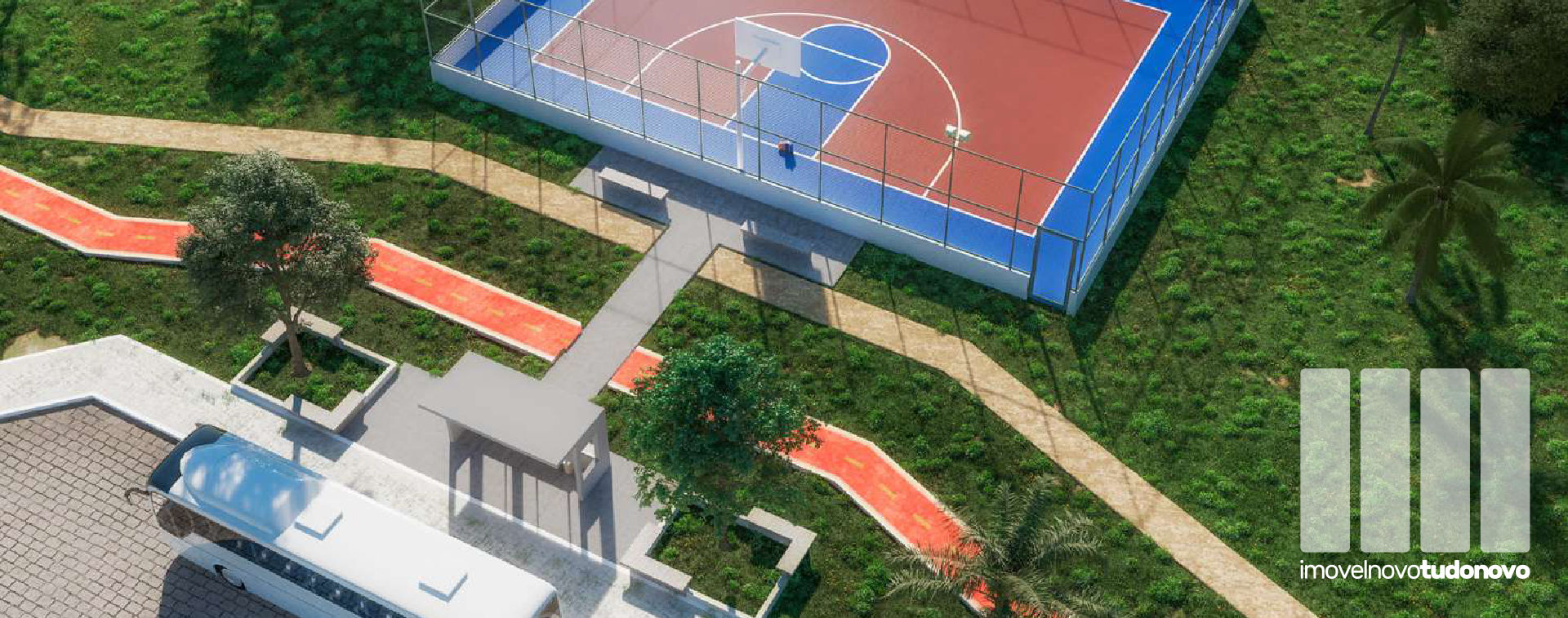 Quadra de streetball | Ponto de ônibus