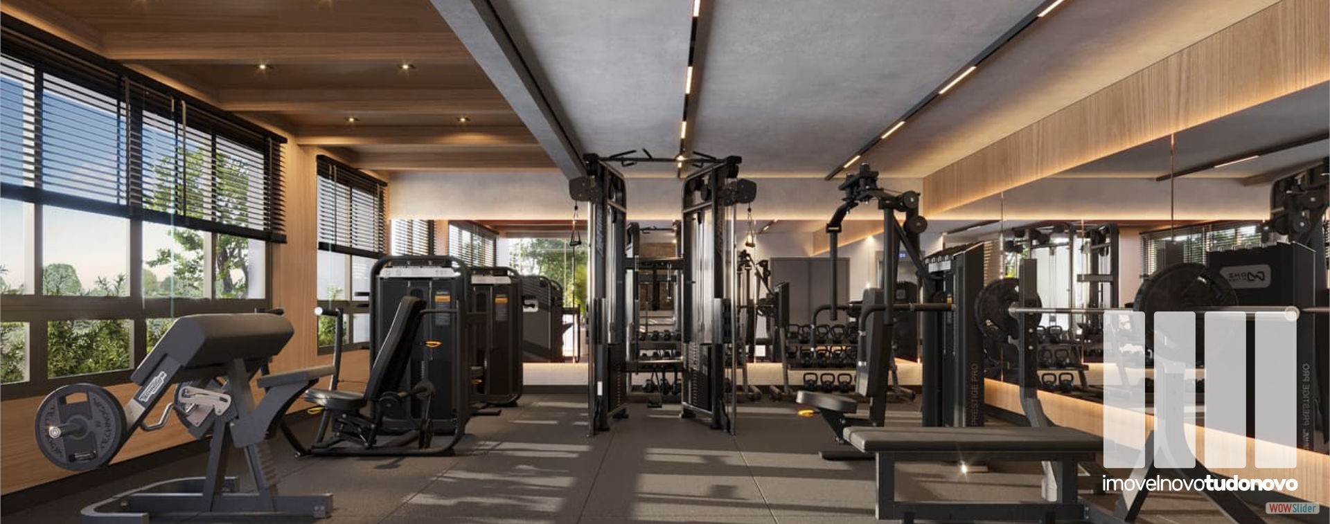 Academia (térreo) | Equipamentos completos