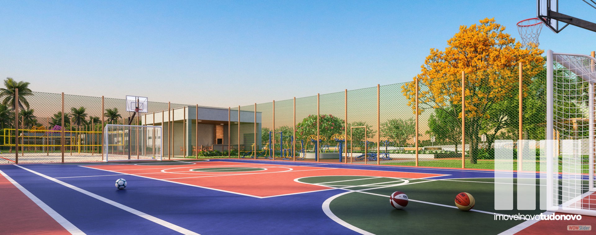 Quadra poliesportiva