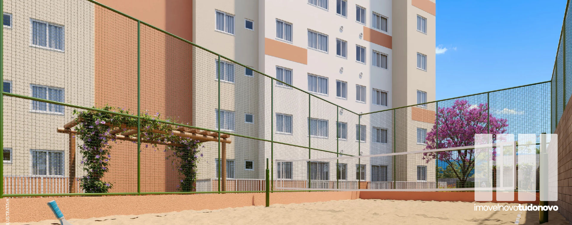 Quadra de beach tennis