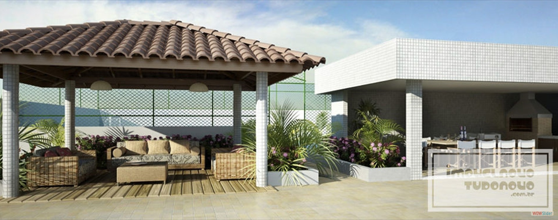 Espa&ccedil;o e lounge gourmet